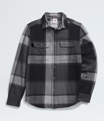 The North Face - Arroyo Flannel Shirt - Men's - Smoked Pearl Macro Plaid