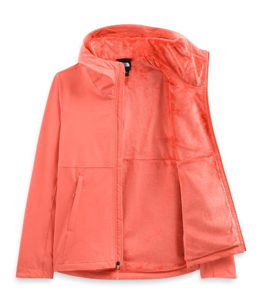 The North Face - Shelbe Raschel Hoodie - Women's - Coral Sunrise