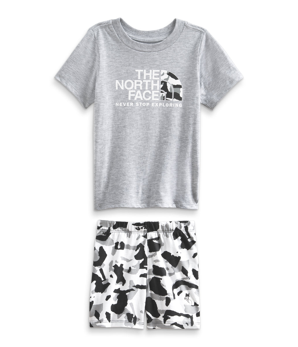 The North Face - Toddler Cotton Summer Set - Banff Blue Mountain Floral Print