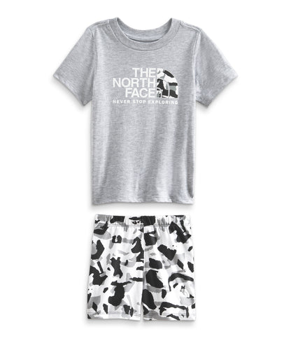 The North Face - Toddler Cotton Summer Set - Banff Blue Mountain Floral Print