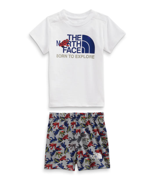 The North Face - Infant Cotton Summer Set - Meld Grey Toad Camo Print