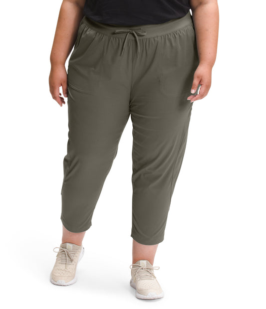 The North Face - Aphrodite Motion Capri - Women's Plus - New Taupe Green
