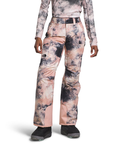 The North Face - Freedom Insulated Pant - Women's - Pink Moss Faded Dye Camo Print