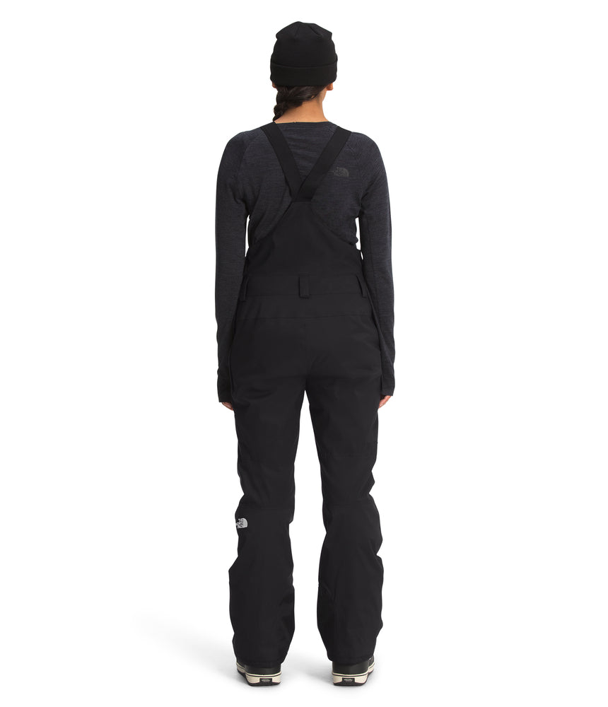 The North Face - Freedom Insulated Bib - Women's - Topaz Tonal Mountainscape Print