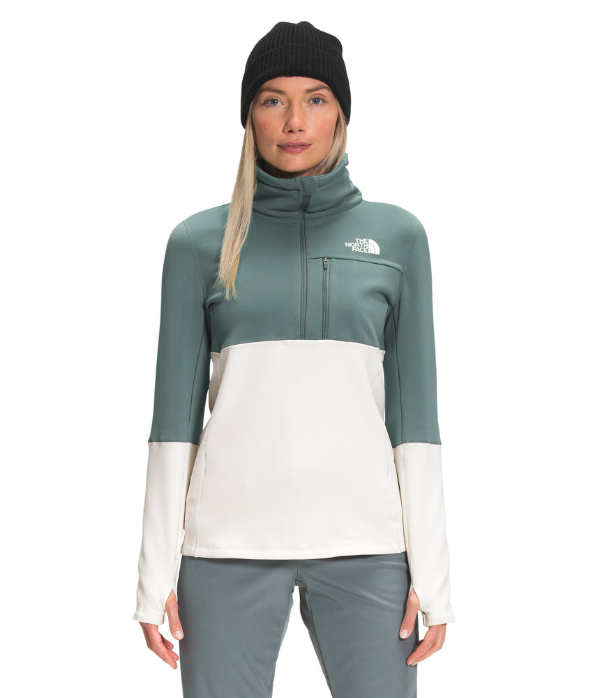The North Face - Womens Tagen 1/4 Zip Fleece - Pamplona Purple/Dark Eggplant Purple