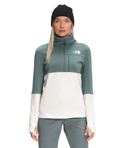 The North Face - Womens Tagen 1/4 Zip Fleece - Pamplona Purple/Dark Eggplant Purple