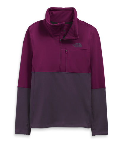 The North Face - Womens Tagen 1/4 Zip Fleece - Pamplona Purple/Dark Eggplant Purple