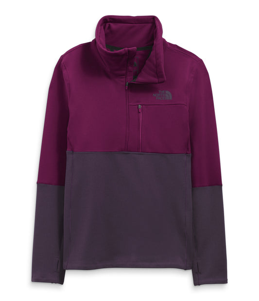 The North Face - Womens Tagen 1/4 Zip Fleece - Pamplona Purple/Dark Eggplant Purple