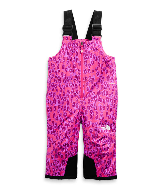 The North Face - Todd Snowquest Insulated Bib - Cabaret Pink Leopard Small Print