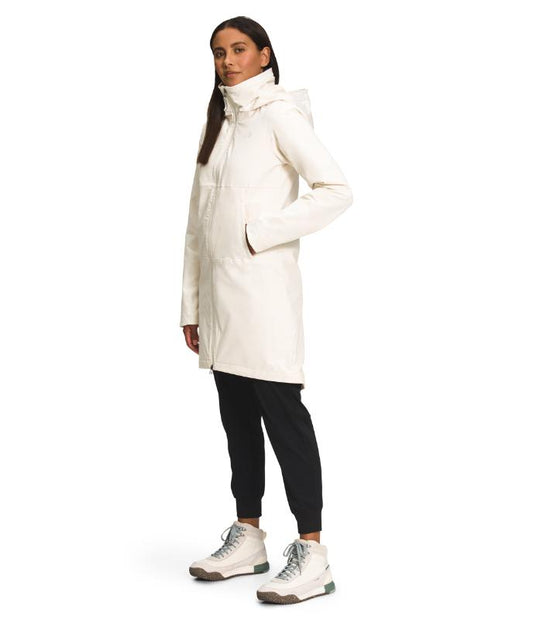 The North Face - Shelbe Raschel Parka Length with Hood -  Women's - Monterey Blue Heather
