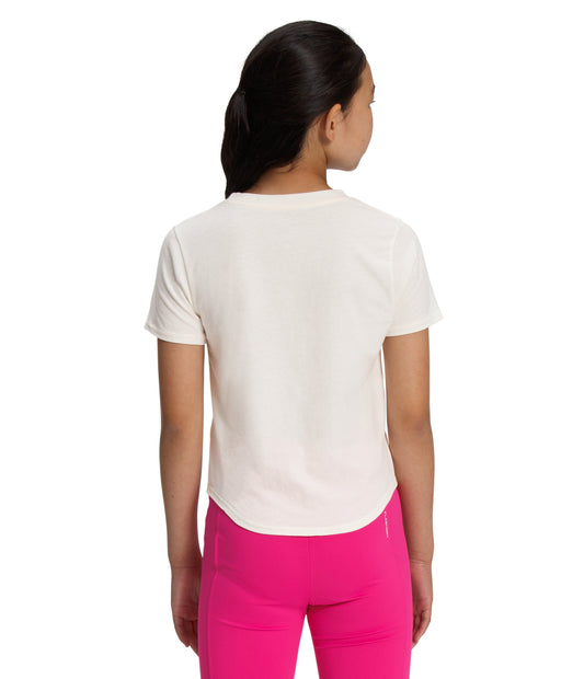 The North Face - Short Sleeve Graphic Tee - Girls' - Gardenia White