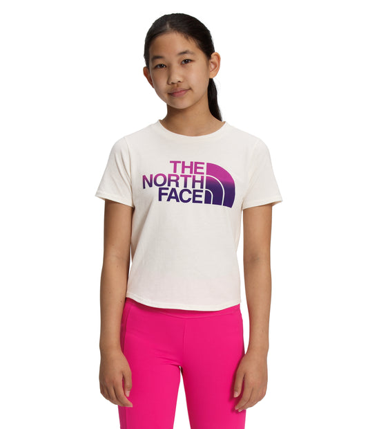 The North Face - Short Sleeve Graphic Tee - Girls' - Gardenia White