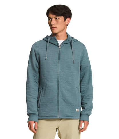 The North Face - Longs Peak Quilted Full Zip Hoodie Men's - Goblin Blue Heather