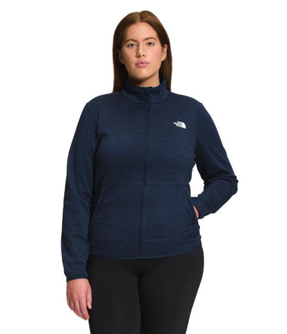 The North Face - Canyonlands Full Zip - Women's Plus - Gardenia White Heather