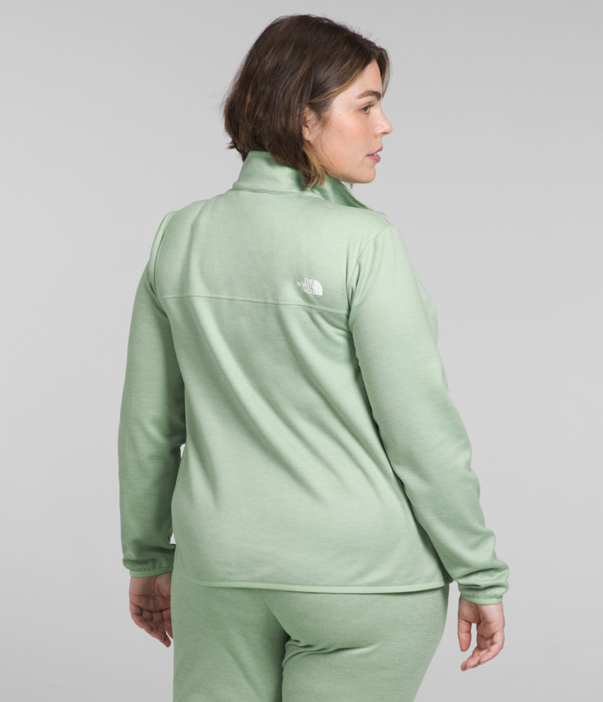 The North Face - Canyonlands Full Zip - Women's Plus - Gardenia White Heather