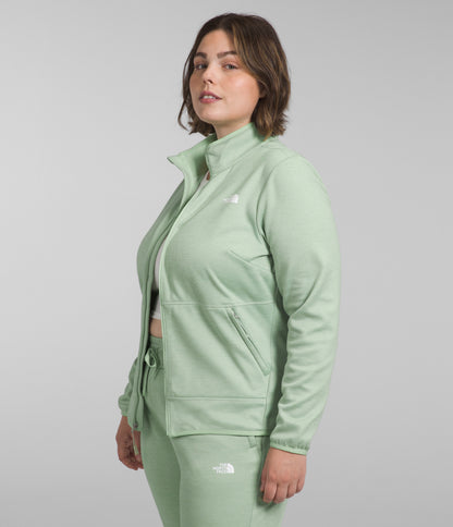 The North Face - Canyonlands Full Zip - Women's Plus - Gardenia White Heather