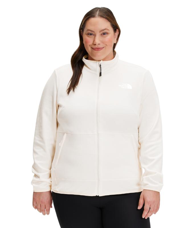 The North Face - Canyonlands Full Zip - Women's Plus - Gardenia White Heather