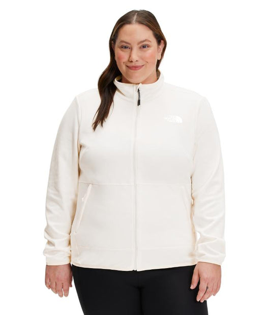 The North Face - Canyonlands Full Zip - Women's Plus - Gardenia White Heather
