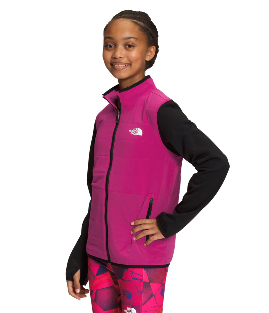 The North Face - Winter Warm Hybrid Full Zip - Teen - Fuschia Pink