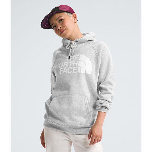 The North Face - Half Dome Pullover Hoodie - Women's - TNF Light Grey Heather/TNF White