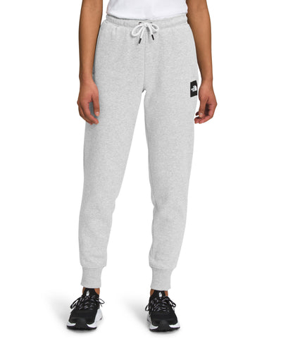 The North Face - Box NSE Jogger -  Women's - TNF Light Grey Heather/TNF Black