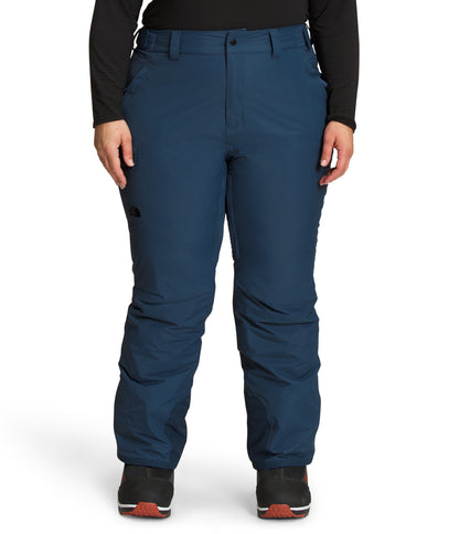 The North Face - Freedom Insulated Pant - Women's Plus - Lavender Fog Tonal Mountainscape Print