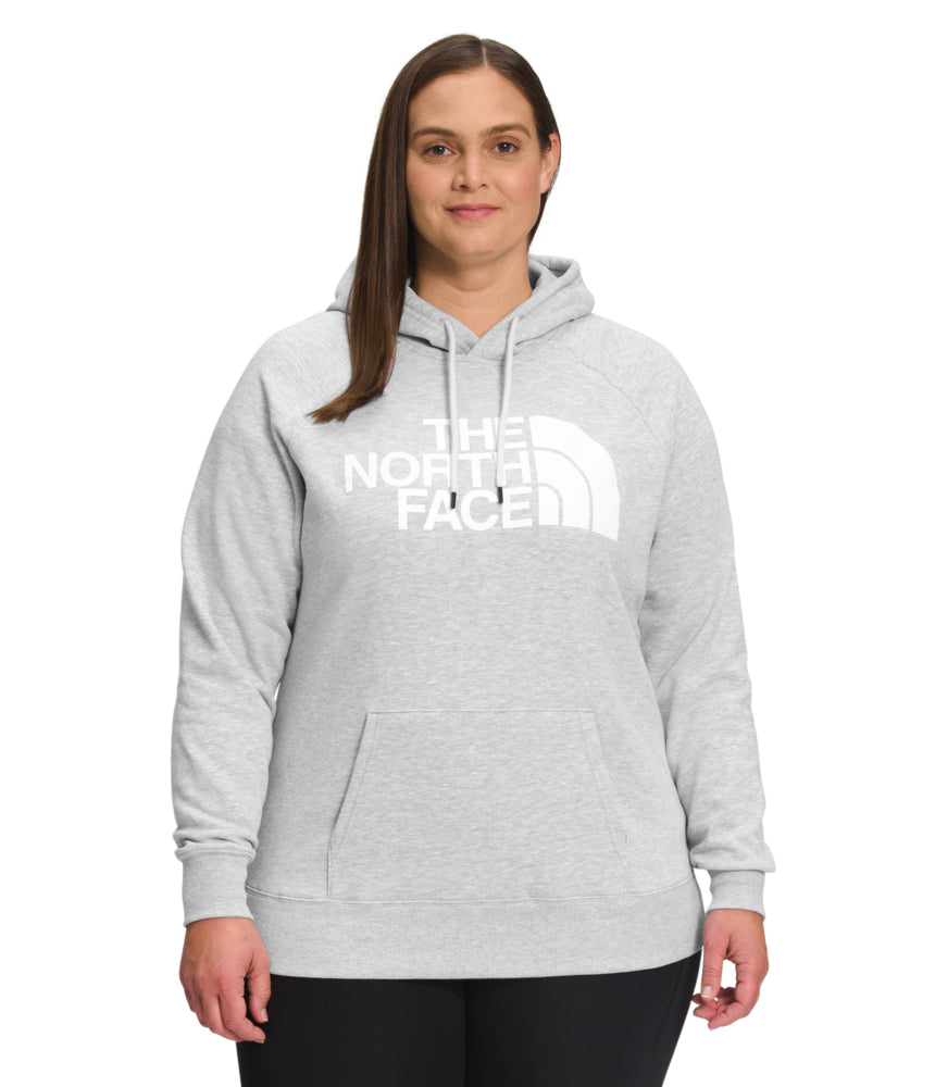 The North Face - Half Dome Pullover Hoodie - Women's Plus - Tnf White/Tnf Black