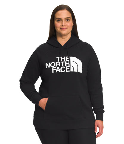 The North Face - Half Dome Pullover Hoodie - Women's Plus - Tnf White/Tnf Black