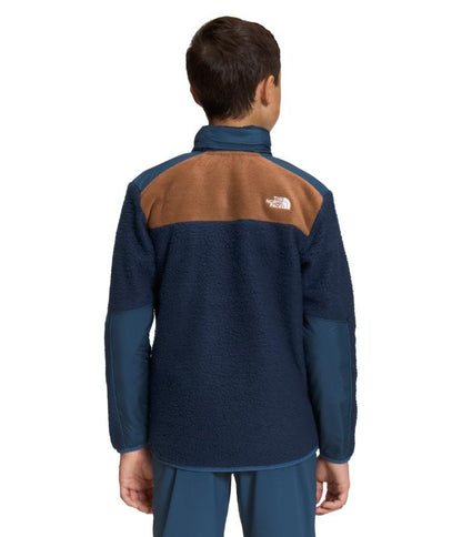 The North Face - Forrest Fleece Mashup Jacket - Boys' - Tnf Black