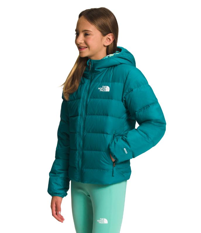The North Face - Printed Reversible North Down Hooded Jacket - Girls