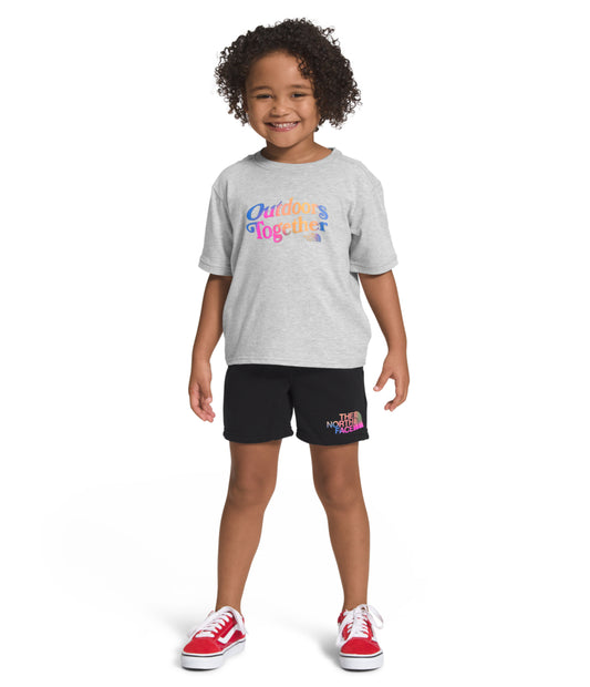 The North Face - Cotton Summer Set - Kids' - TNF Light Grey Heather/TNF Black