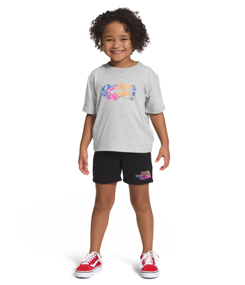 The North Face - Cotton Summer Set - Kids' - TNF Light Grey Heather/TNF Black