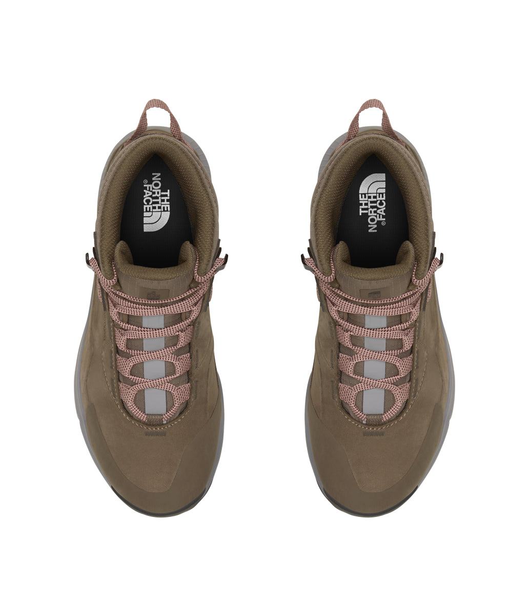 The North Face - Cragstone Leather Mid WP - Women's - Bipartisan Brown/Meld Grey