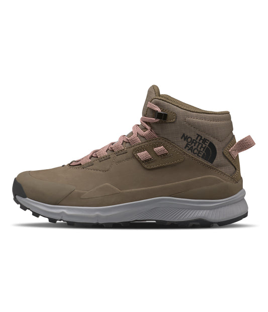 The North Face - Cragstone Leather Mid WP - Women's - Bipartisan Brown/Meld Grey