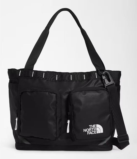 The North Face - Base Camp Voyager Tote - TNF Black/TNF White-NPF
