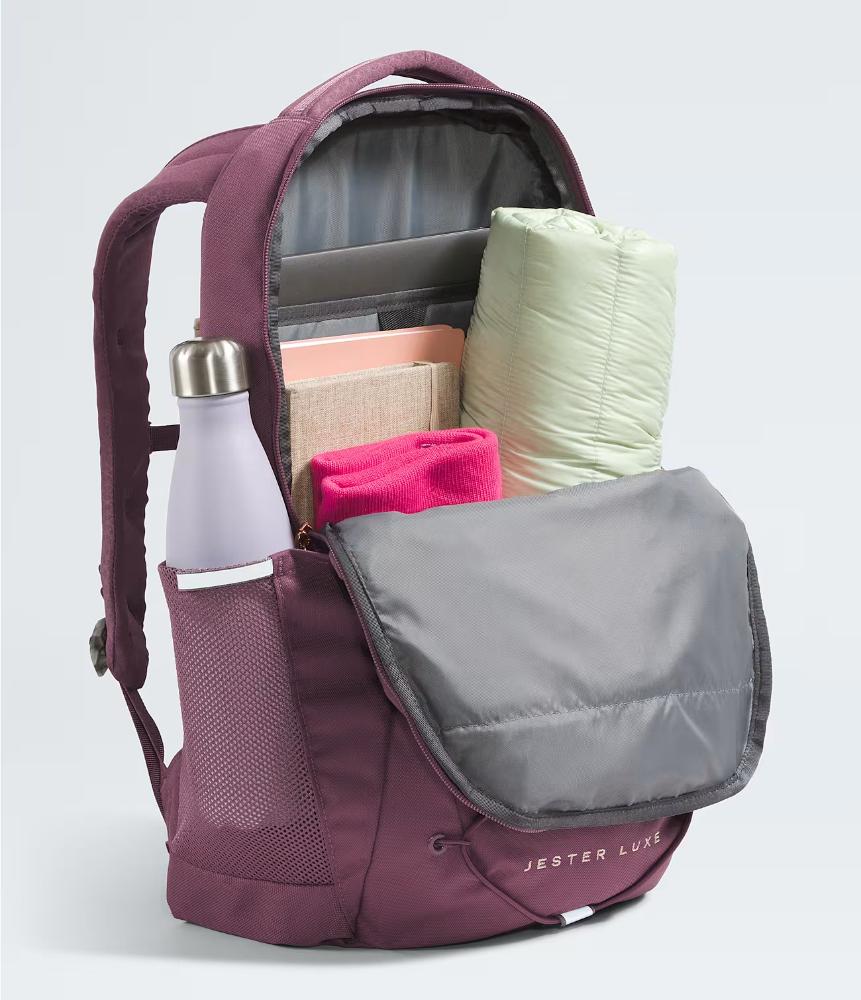 The North Face - Jester Luxe - Women's - TNF Black/Burnt Coral Metallic