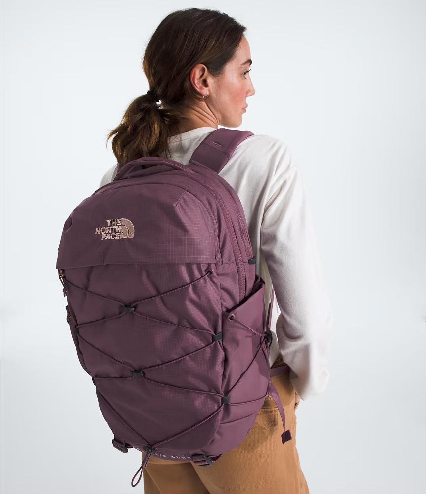 brown plaid north face backpack The North Face - Borealis Luxe - Women's