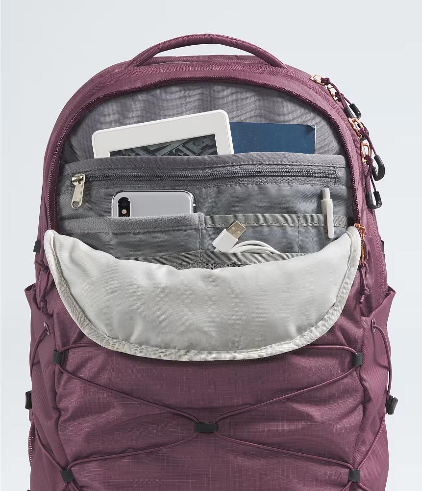 The North Face - Borealis Luxe - Women's - TNF Black/Burnt Coral Metallic-NPF