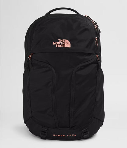 The North Face - Surge Luxe - Women's - TNF Black/Burnt Coral Metallic-NPF