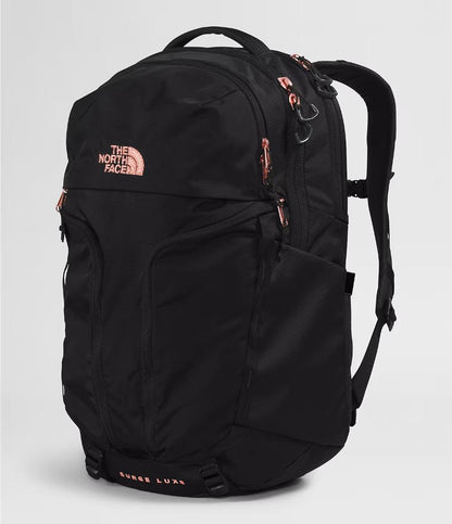 The North Face - Surge Luxe - Women's - TNF Black/Burnt Coral Metallic-NPF