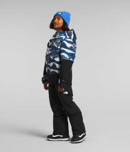 The North Face - Boys Freedom Insulated Jacket - LG TNF Black - Optic Blue Mountain