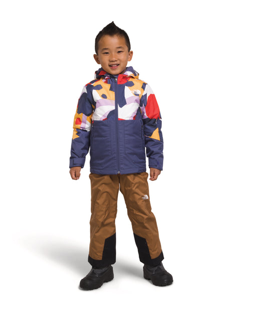The North Face - Freedom Insulated Jacket - Kids' - Cave Blue Collage Shapes Print