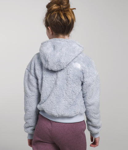The North Face - Suave Oso Full Zip Hooded Jacket - Girls - Dusty Periwinkle