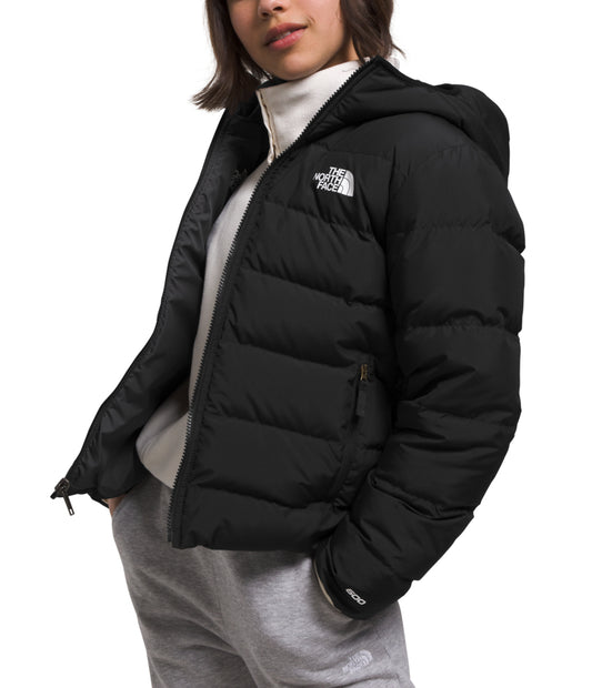 The North Face - Reversible North Down Hooded Jacket - Girls' - Tnf Black