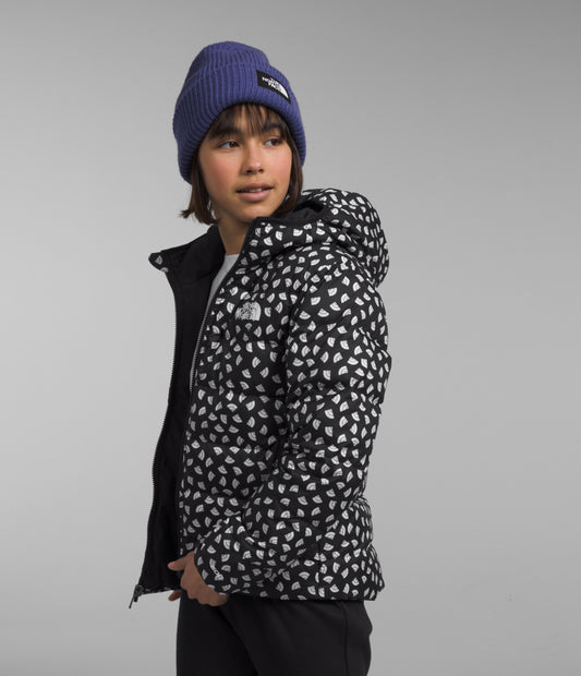 The North Face - Reversible North Down Hooded Jacket - Girls' - Tnf Black