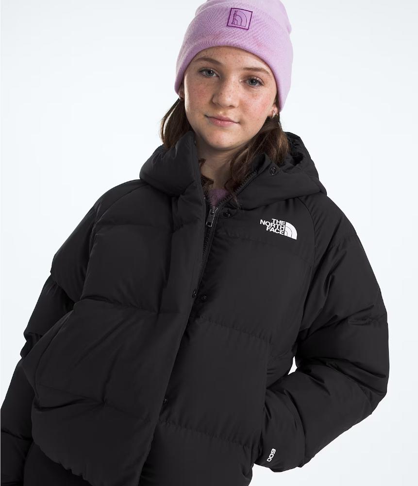 The North Face - North Down Hooded Jacket - Girls' - Tnf Black