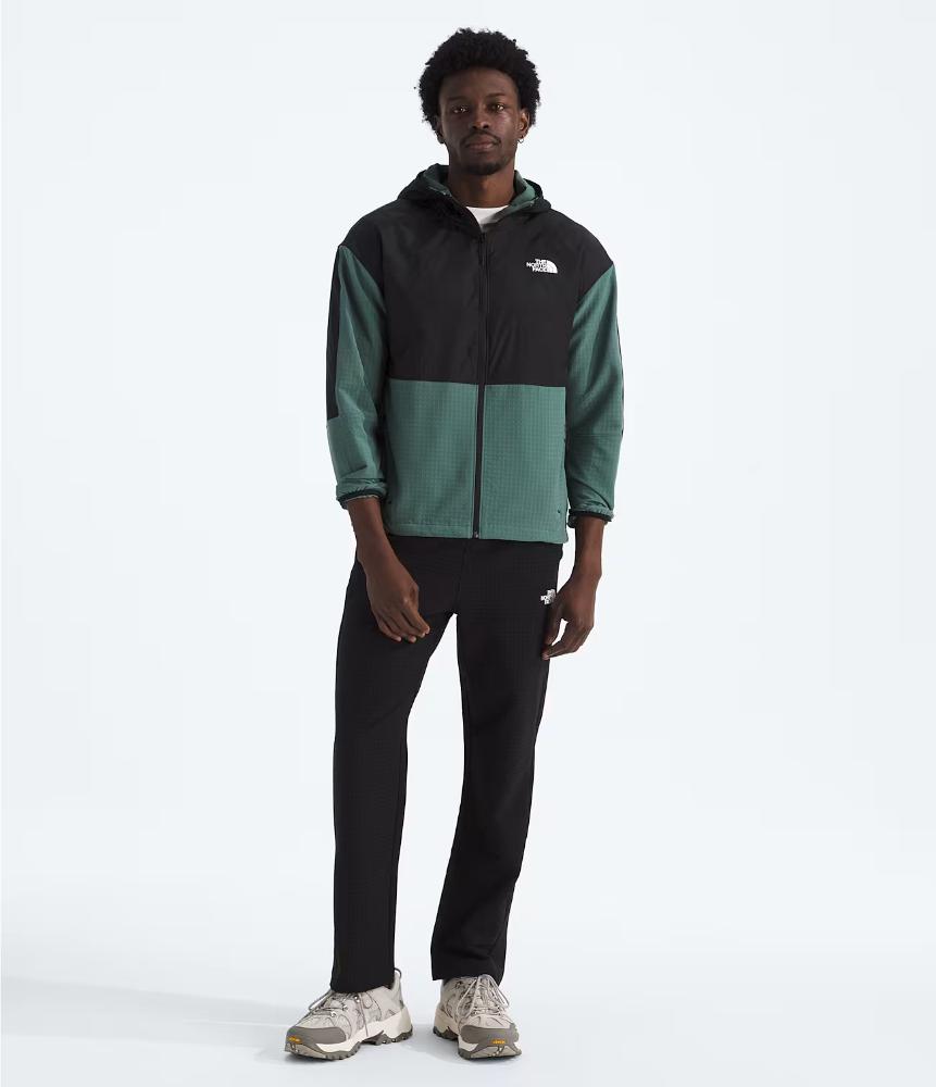 The North Face - Tekware Grid Hybrid Full Zip Jacket - Men's - Sumac