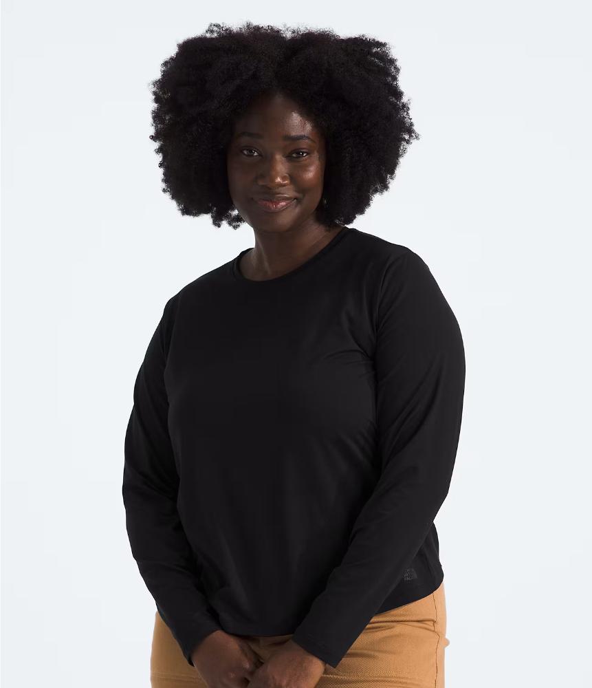 The North Face - Dune Sky Long Sleeve - Women's Plus - Tnf Black