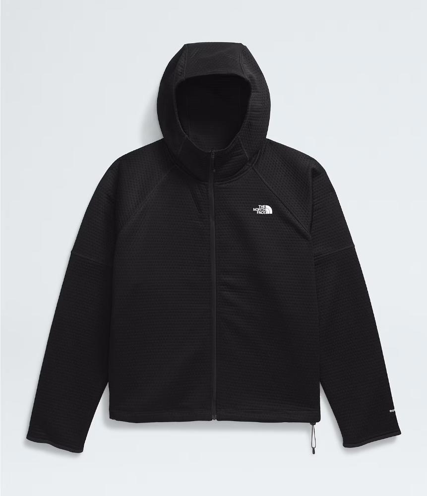 The North Face - Dotknit Thermal Full Zip Hoodie - Women's Plus - Tnf Black