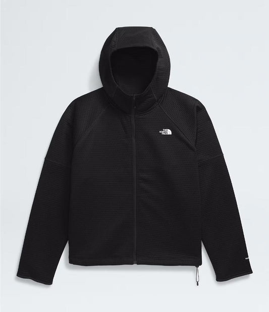 The North Face - Dotknit Thermal Full Zip Hoodie - Women's Plus - Tnf Black